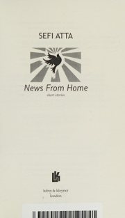 Couverture : News from Home