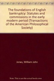 Couverture : The foundations of English bankruptcy