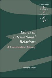 Couverture : Ethics in international relations