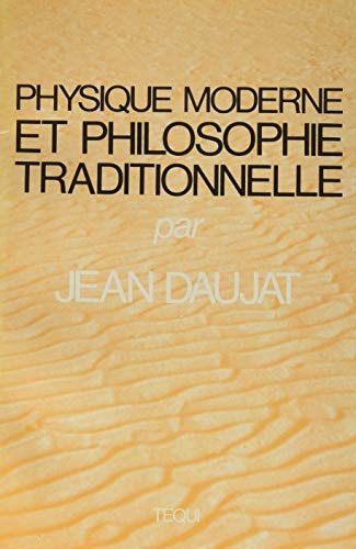 Couverture : Physique moderne et philosophie traditionnelle