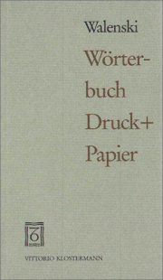 Couverture : Wörterbuch Druck + Papier