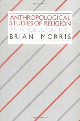 Couverture : Anthropological studies of religion