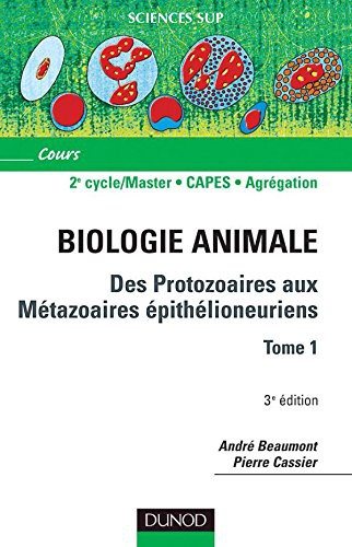 Couverture : Des protozoaires aux métazoaires épithélioneuriens-Tome 1 - Tome 1 - 3ème édition