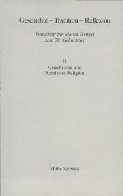 Couverture : Festschrift Fur Martin Hengel