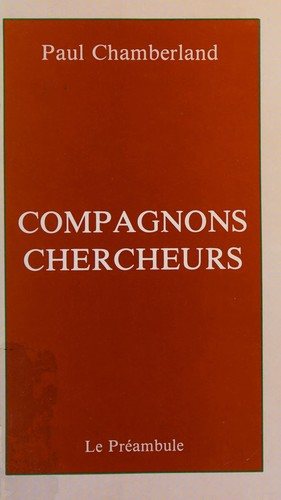 Couverture : Compagnons chercheurs