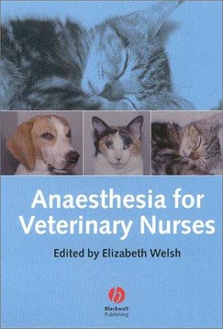 Couverture : Anaesthesia for Veterinary Nurses
