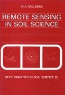 Couverture : Remote sensing in soil science