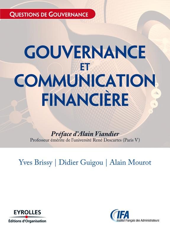 Couverture : Gouvernance et communication financiere