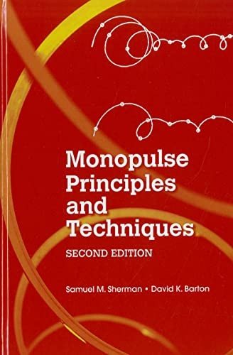 Couverture : Monopulse principles and techniques