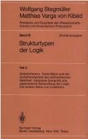 Couverture : Selbstreferenz. Tarski-Sätze und die Undefinierbarkeit der arithmetischen Wahrheit. Abstrakte Semantik und algebraische Behandlung der Logik. Die beiden Sätze von Lindström