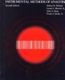Couverture : Instrumental methods of analysis