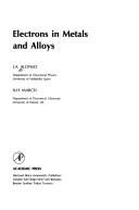 Couverture : Electrons in metals and alloys