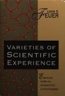 Couverture : Varieties of scientific experience