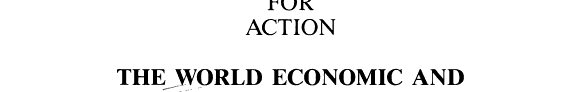 Couverture : The world economic and financial crisis