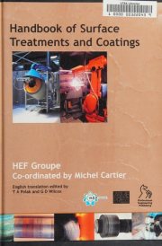 Couverture : Handbook Of Surface Treatments And Coatings