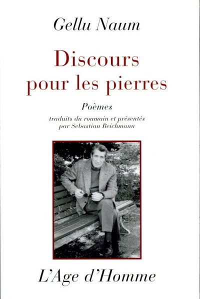 Couverture : Discours pour les pierres