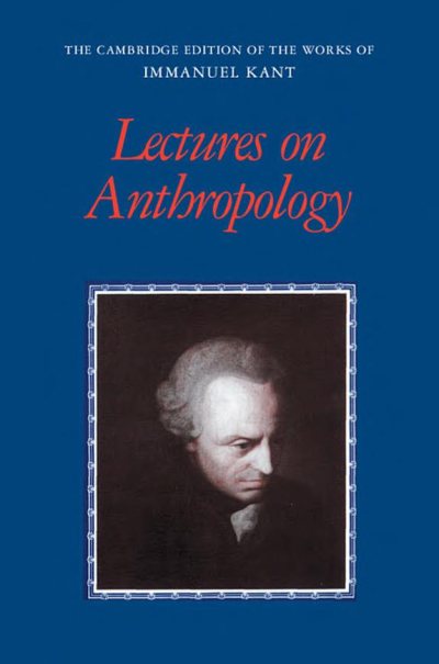 Couverture : Lectures on Anthropology