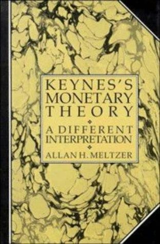 Couverture : Keynes's monetary theory