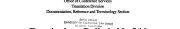 Couverture : Terminology bulletin