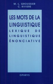 Couverture : Les Mots de la linguistique