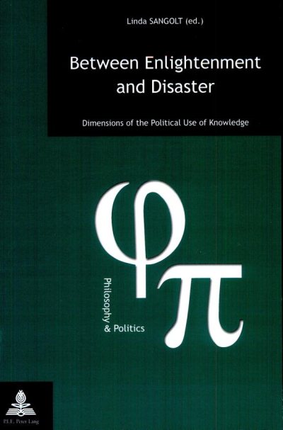 Couverture : Between enlightenment and disaster