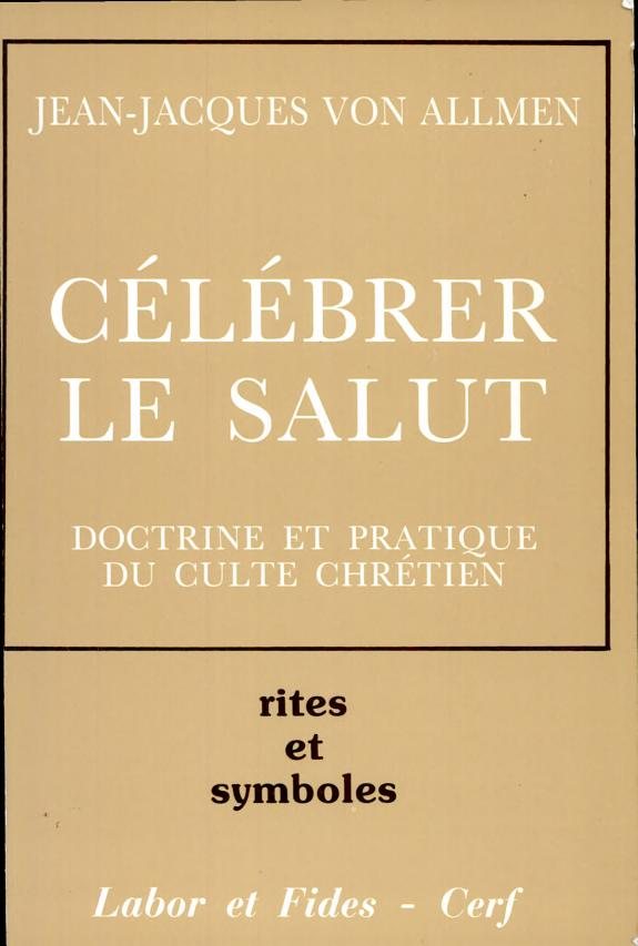 Couverture : Célébrer le salut