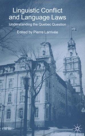 Couverture : Linguistic conflict and language laws