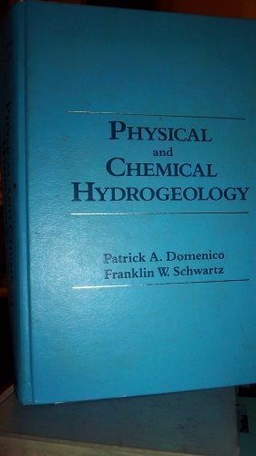 Couverture : Physical and chemical hydrogeology