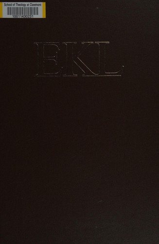 Couverture : Evangelisches Kirchenlexikon