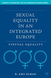 Couverture : Sexual equality in an integrated Europe
