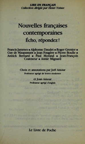 Couverture : Lire En Francais