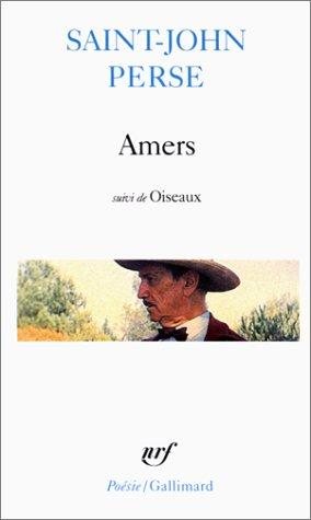 Couverture : Amers, suivi de
