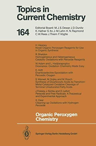 Couverture : Organic peroxygen chemistry
