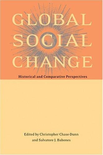Couverture : Global social change