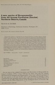 Couverture : Contributions to palaeobotany