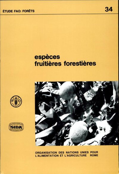 Couverture : Espèces fruitières forestières