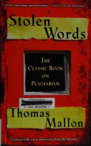 Couverture : Stolen words