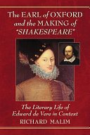 Couverture : The Earl of Oxford and the Making of "Shakespeare"