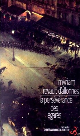 Couverture : La perséverance des égarés
