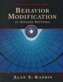 Couverture : Behavior modification in applied settings