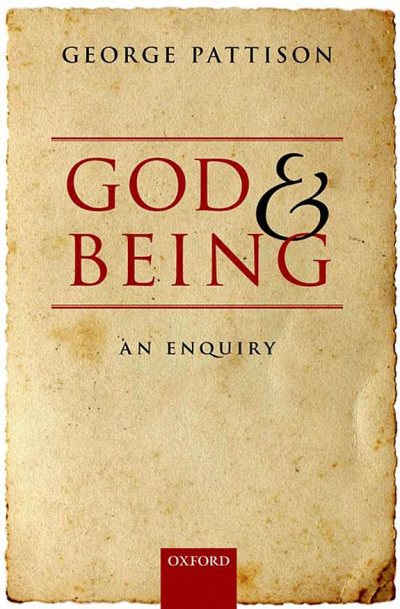 Couverture : God and being