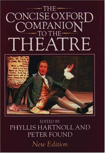 Couverture : The Concise Oxford companion to the theatre