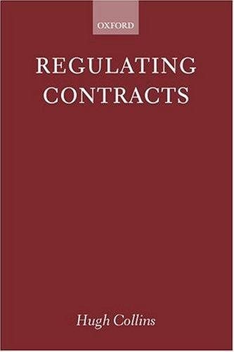 Couverture : Regulating Contracts
