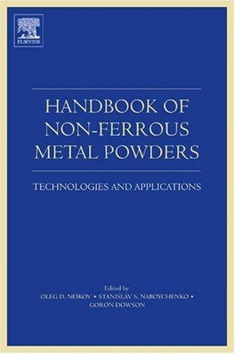 Couverture : Handbook of powders of non-ferrous metals