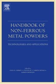 Couverture : Handbook of powders of non-ferrous metals