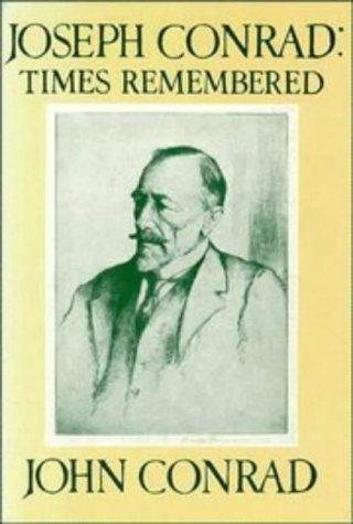 Couverture : Joseph Conrad, times remembered