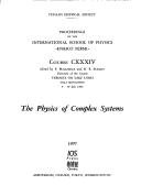 Couverture : The physics of complex systems