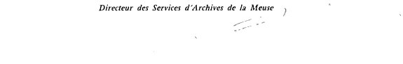 Couverture : Guide des Archives de la Meuse