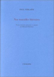 Couverture : Nos murailles littéraires