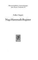 Couverture : Nag-Hammadi-Register